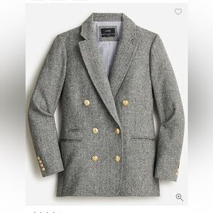 J. Crew Bristol Gray Herringbone Blazer